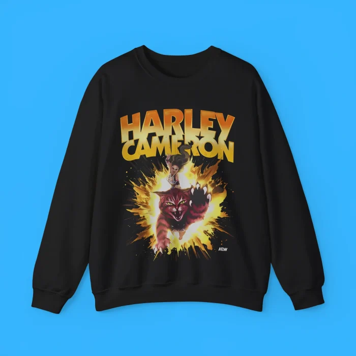Harley Cameron Battle Harley Cat Sweatshirt