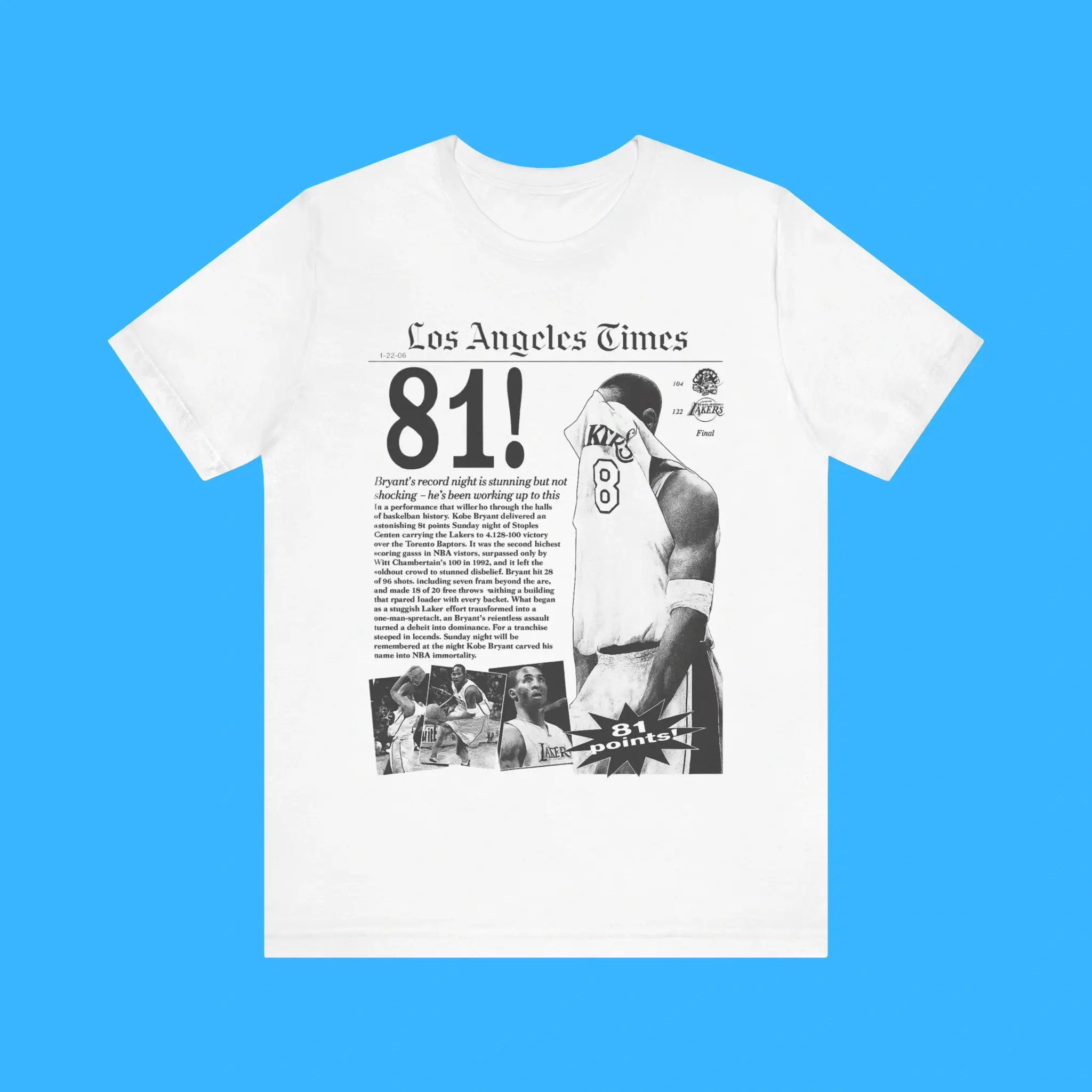 Kobe-Bryant-Los-Angeles-Lakers-Times-81-Points-Premium-Shirt Kobe Bryant Los Angeles Lakers Times 81 Points Premium Shirt