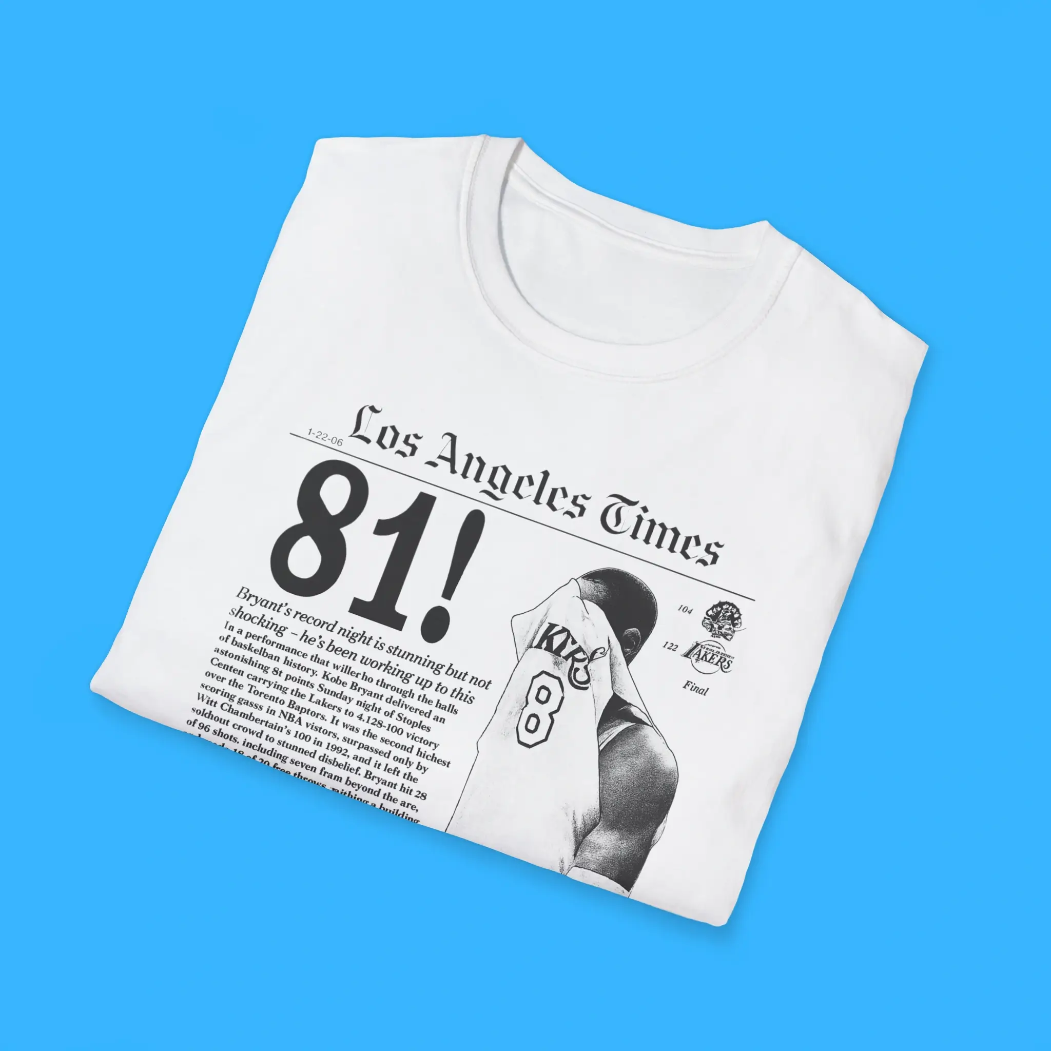 Kobe-Bryant-Los-Angeles-Lakers-Times-81-Points-Shirts Kobe Bryant Los Angeles Lakers Times 81 Points Shirts