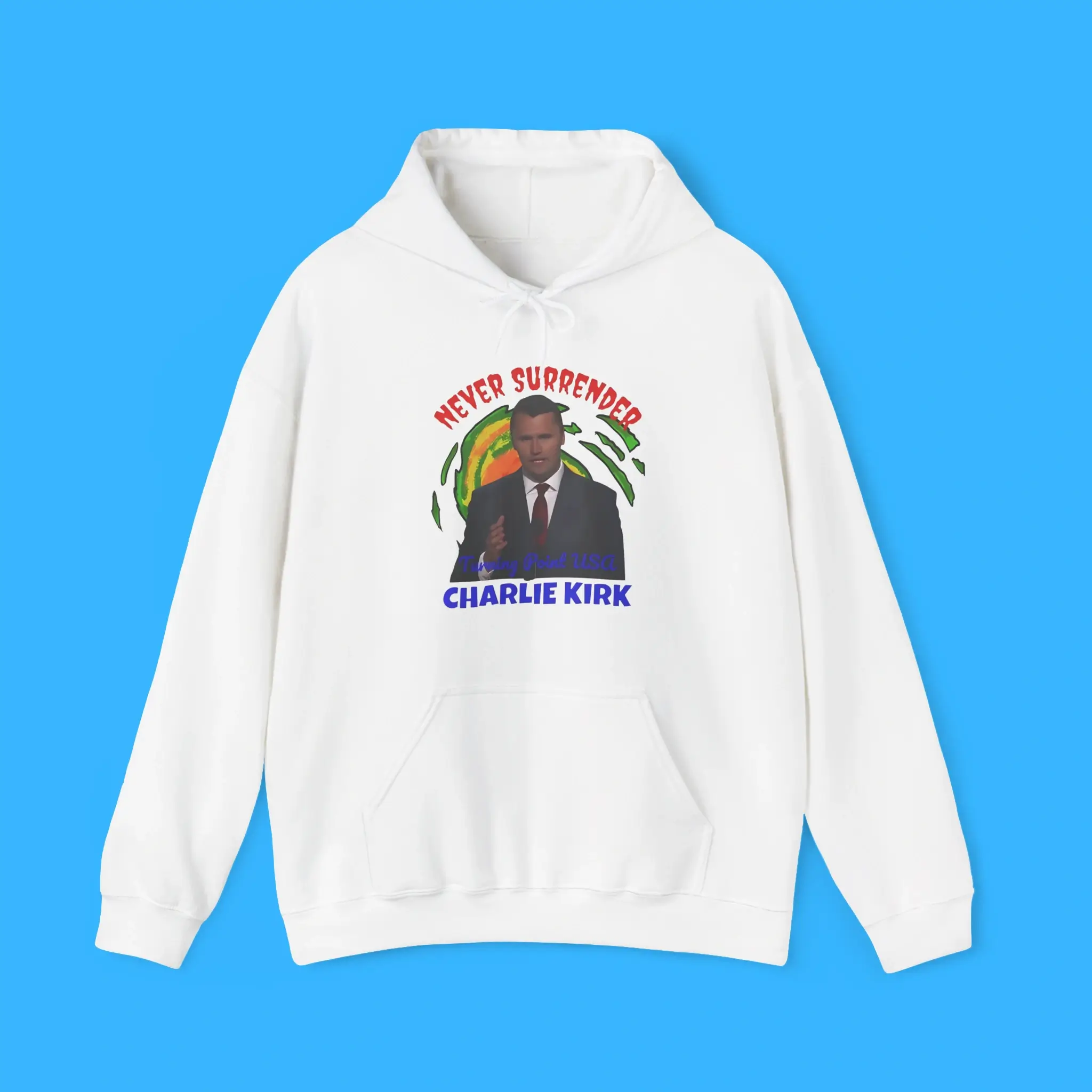Never-Surrender-Charlie-Kirk-Hoodie Never Surrender Charlie Kirk Hoodie