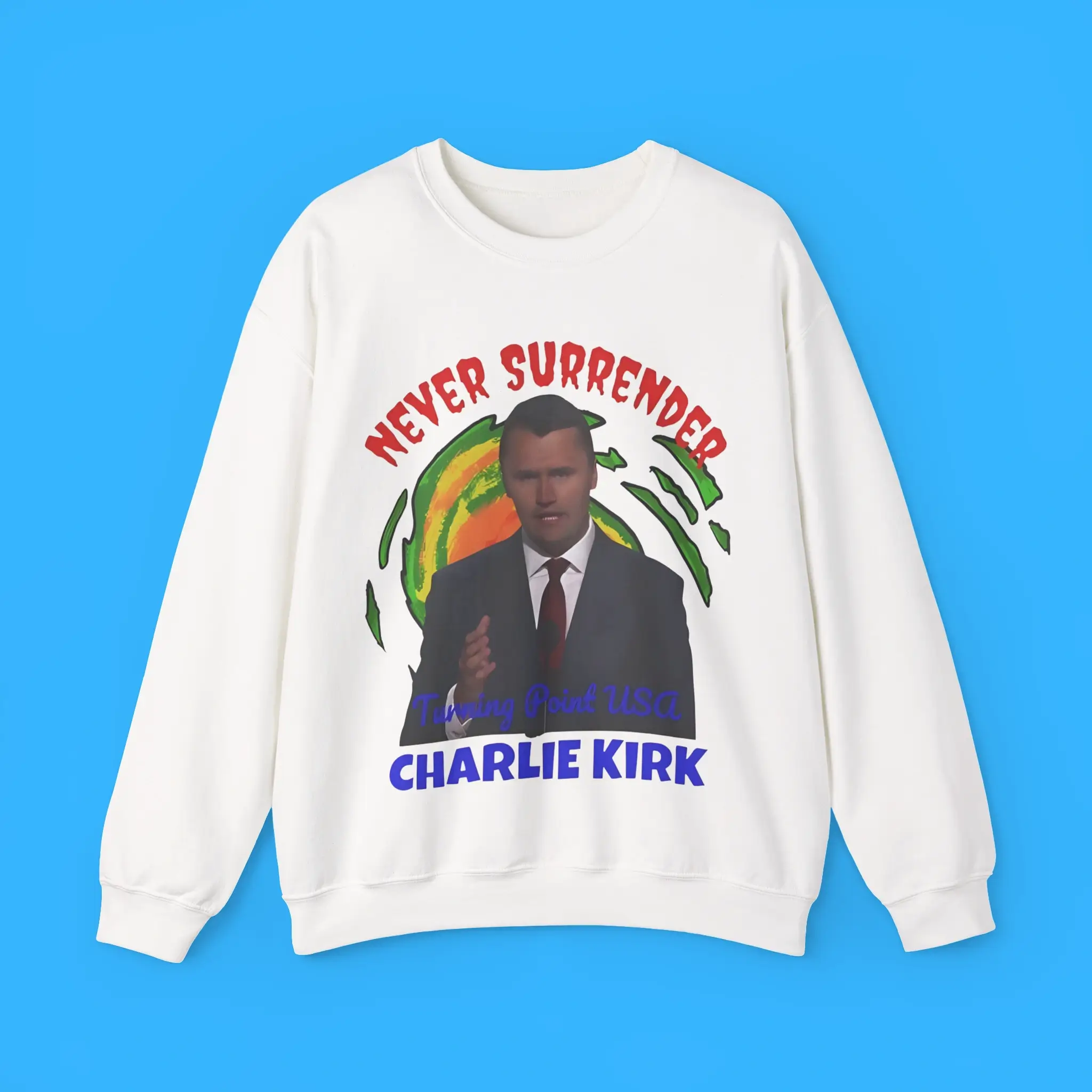 Never-Surrender-Charlie-Kirk-Sweatshirt Never Surrender Charlie Kirk Sweatshirt