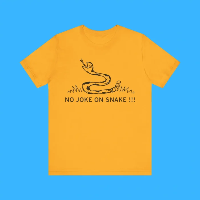 No Joke On Snake Heavyweight Premium Shirt