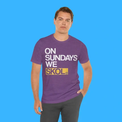On Sundays We Skol Person Shirt