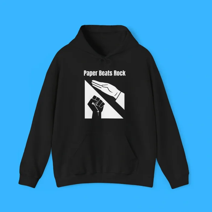 Paper Beats Rock Hoodie