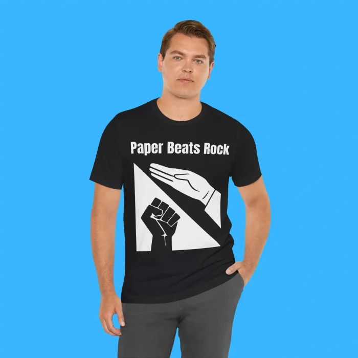 Paper Beats Rock Person Shirt