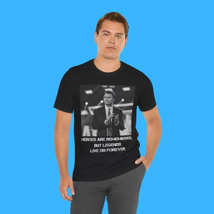 Pray For Charlie Kirk Person Tee