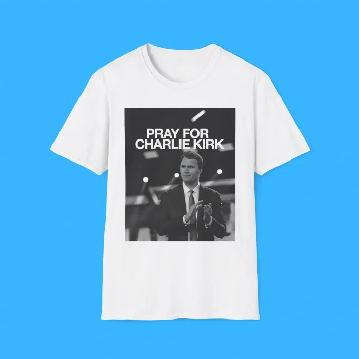 Pray for charlie kirk White Shirt