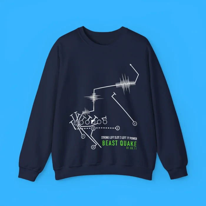 Strong Left Slot Z Left 17 Power Beast Quake Sweatshirt
