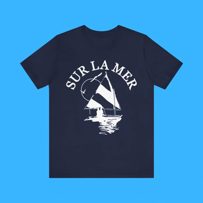 Sur La Mer Sailboat Premium Shirt