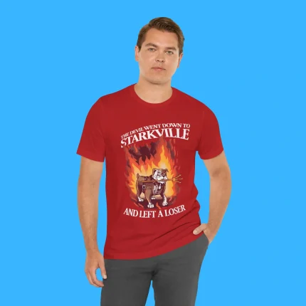 The Devil Went Down To Starkville And Left A Loser Person Shirt
