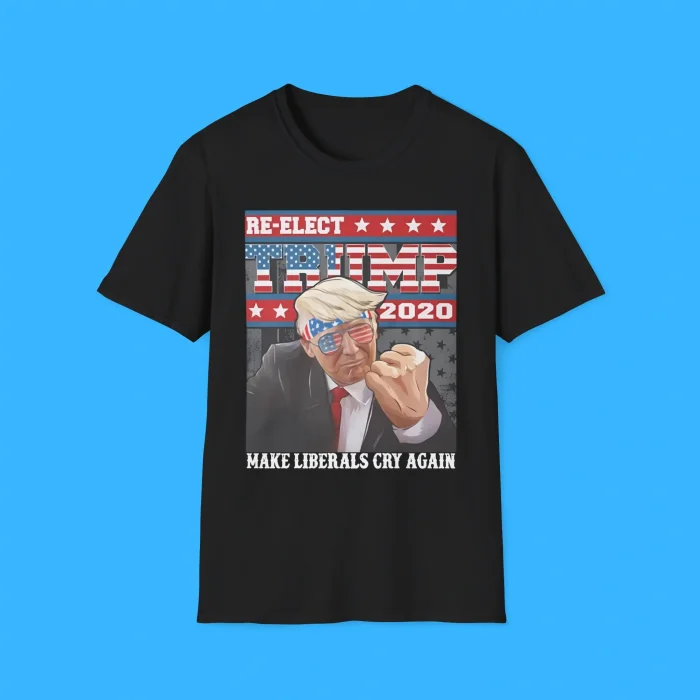 Trump Make Liberals Cry Again Black Shirt