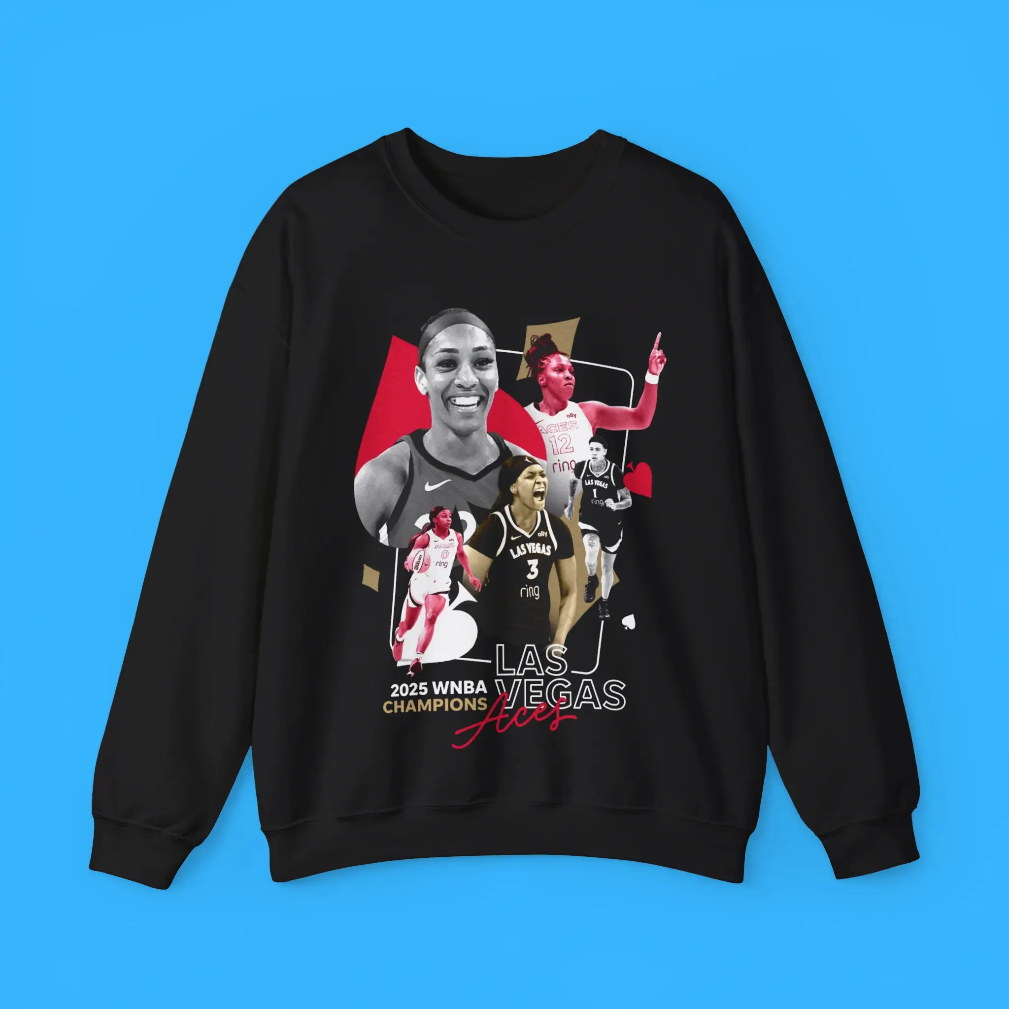 Aja-Wilson-Las-Vegas-Aces-Sweatshirt A’ja Wilson Las Vegas Aces Sweatshirt