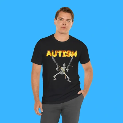 Autism Skeleton Meme Person Shirt