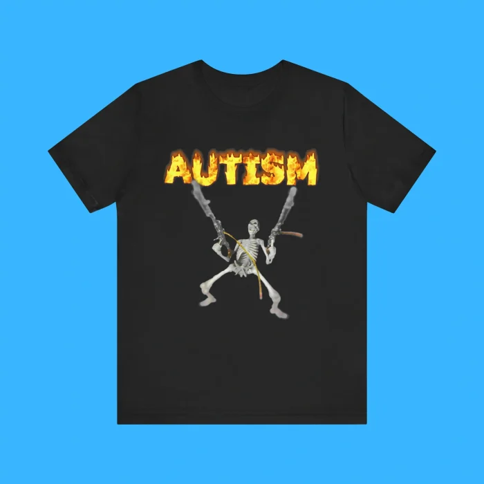 Autism Skeleton Meme Premium Shirt