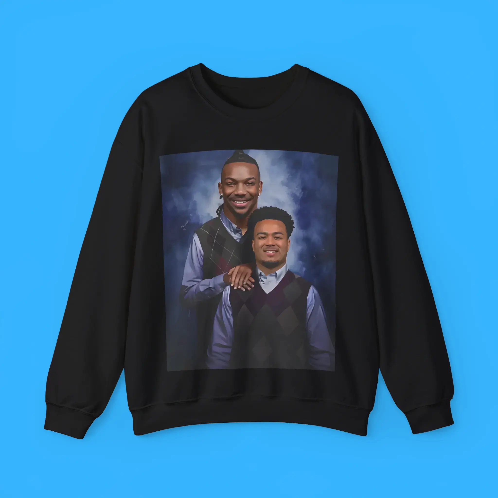 Bijan-Robinson-Tyler-Allgeier-Step-Brothers-Sweatshirt Bijan Robinson Tyler Allgeier Step Brothers Sweatshirt