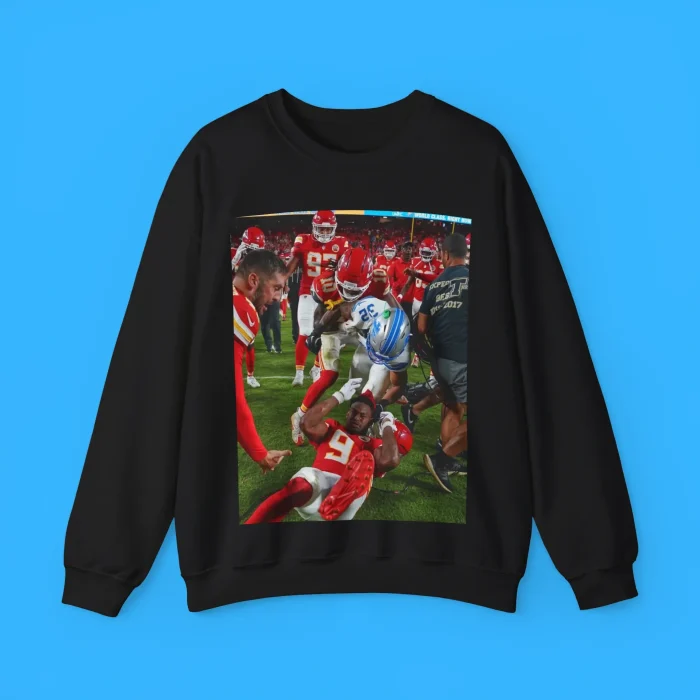 Brian Branch Slaps JuJu Smith-Schuster Sweatshirt