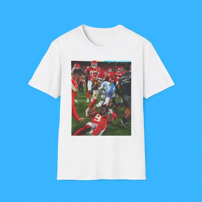 Brian Branch Slaps JuJu Smith-Schuster White Shirt