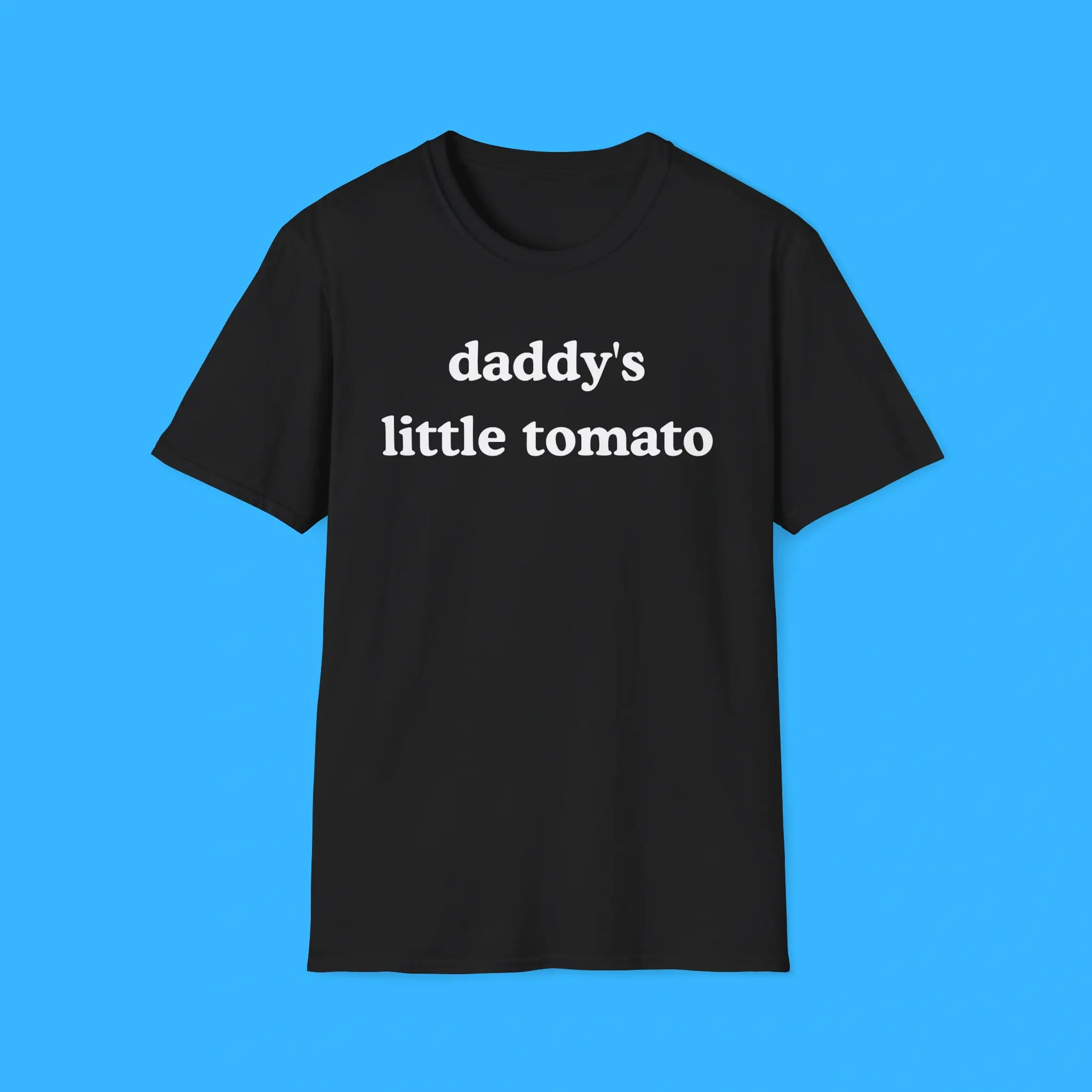 Daddys-Little-Tomato-Black-Shirt Daddy's Little Tomato Black Shirt