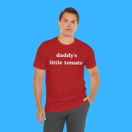 Daddy's Little Tomato Person Shirt