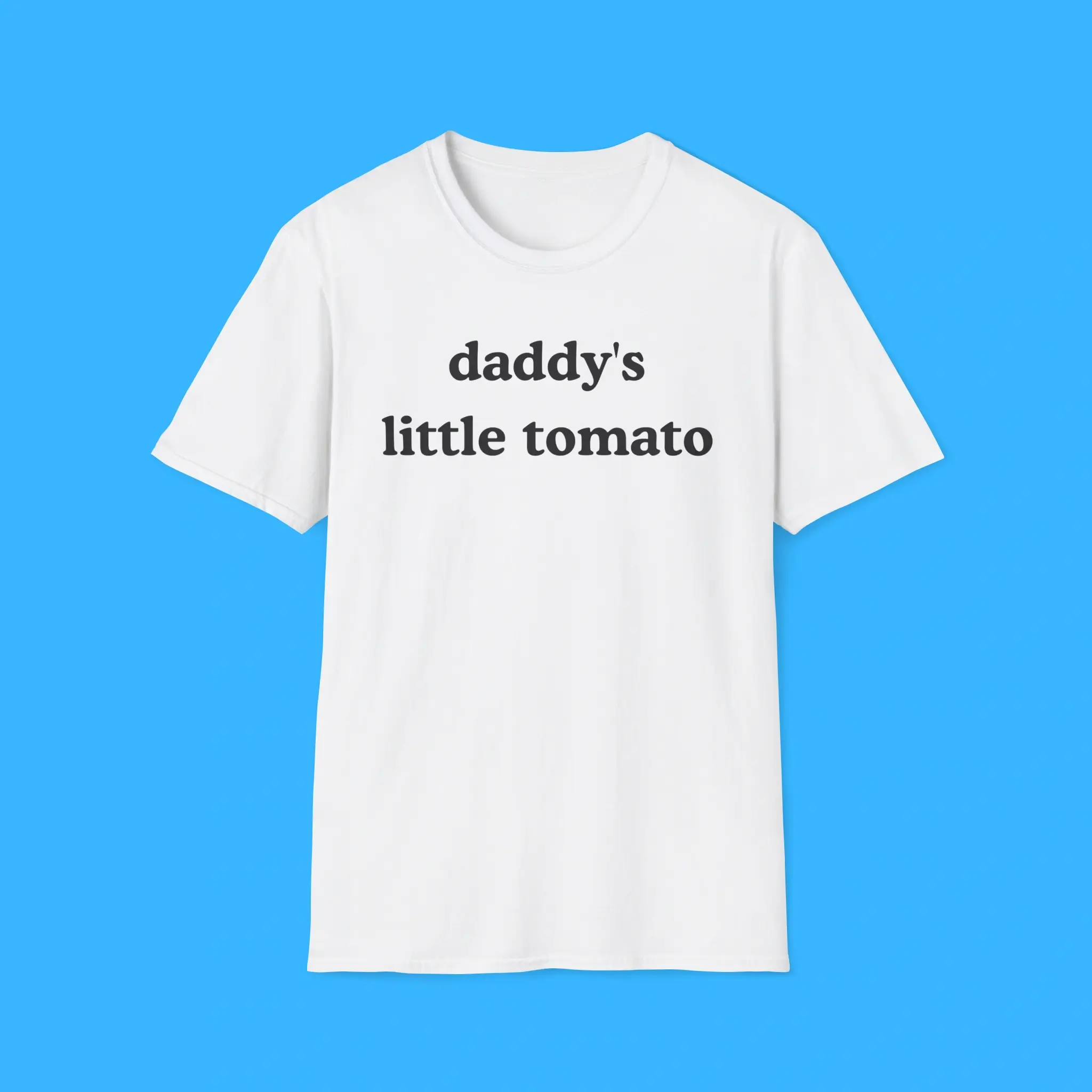 Daddys-Little-Tomato-White-Shirt Daddy's Little Tomato White Shirt