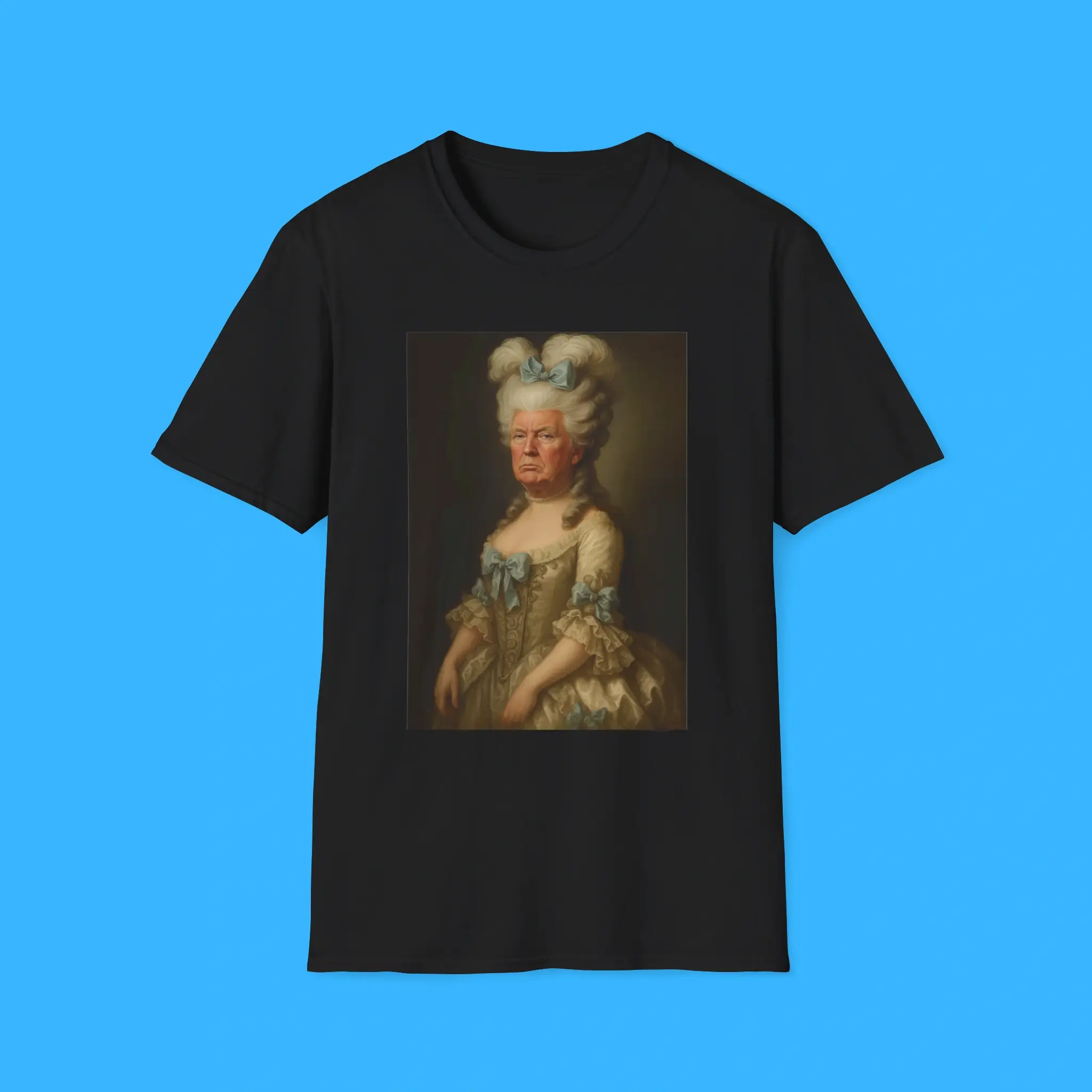 Donald-Trump-Marie-Antoinette-Black-Shirt Donald Trump Marie Antoinette Black Shirt