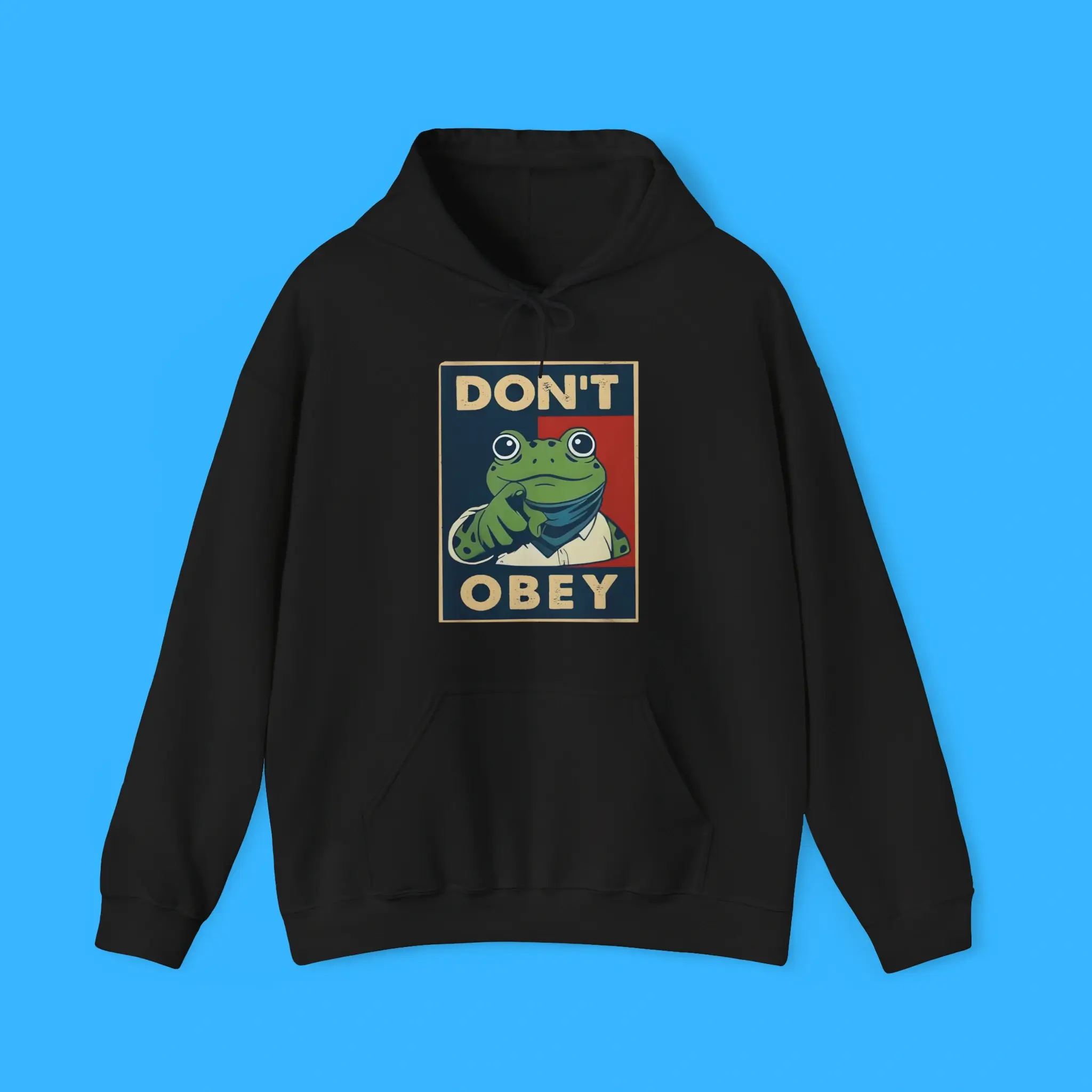 Dont-Obey-Frog-Hoodie Don't Obey Frog Hoodie