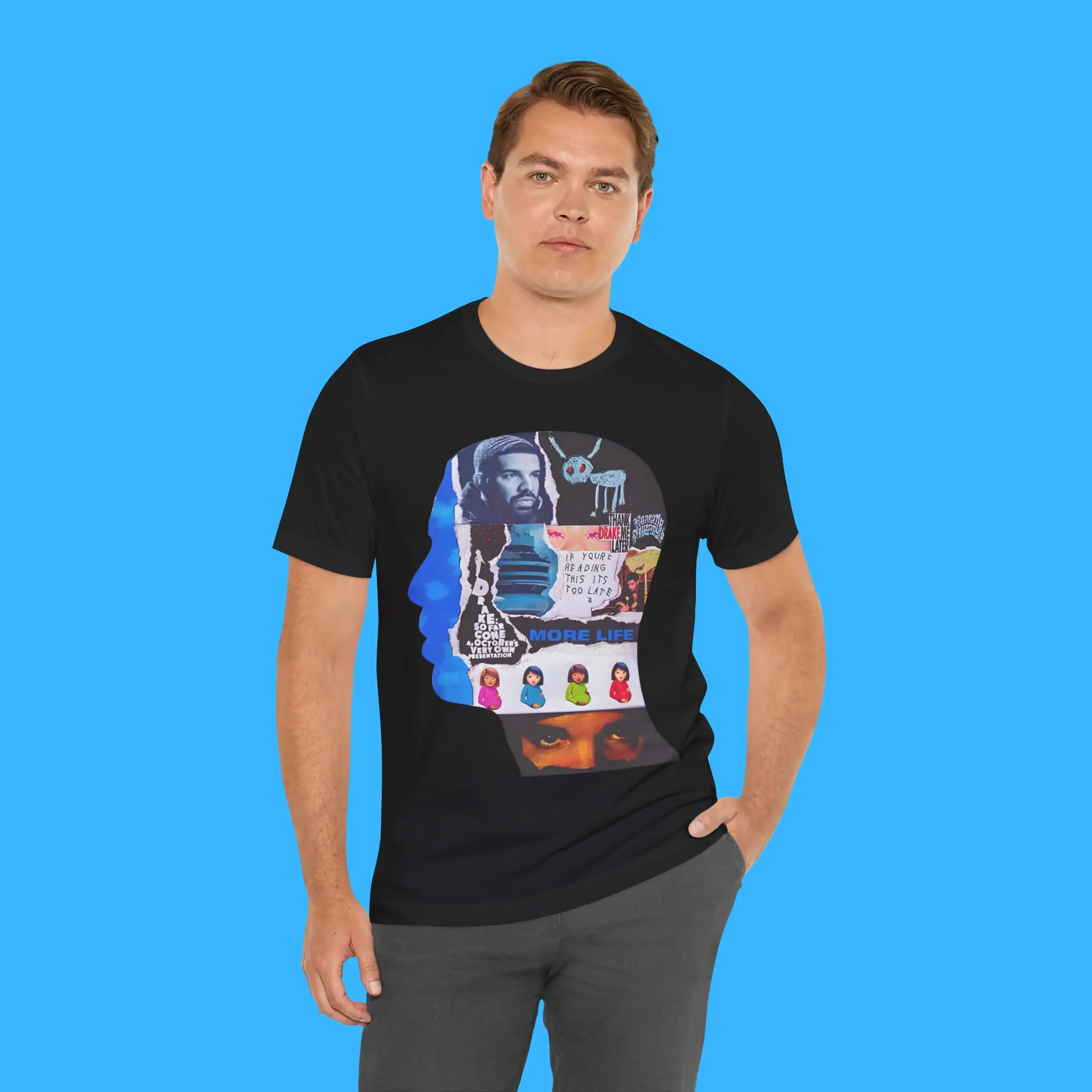 Drake-Mind-Collage-Person-Shirt Drake Mind Collage Person Shirt