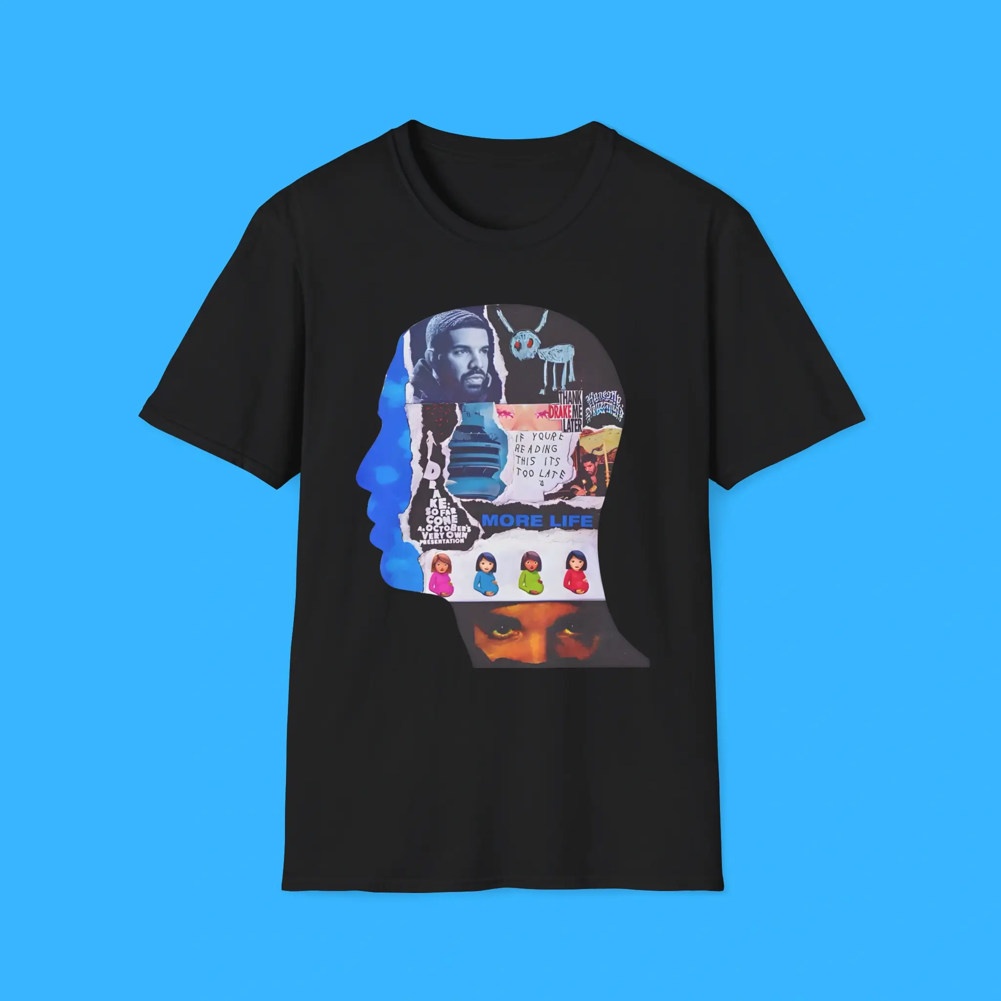 Drake-Mind-Collage-Shirt Drake Mind Collage Shirt