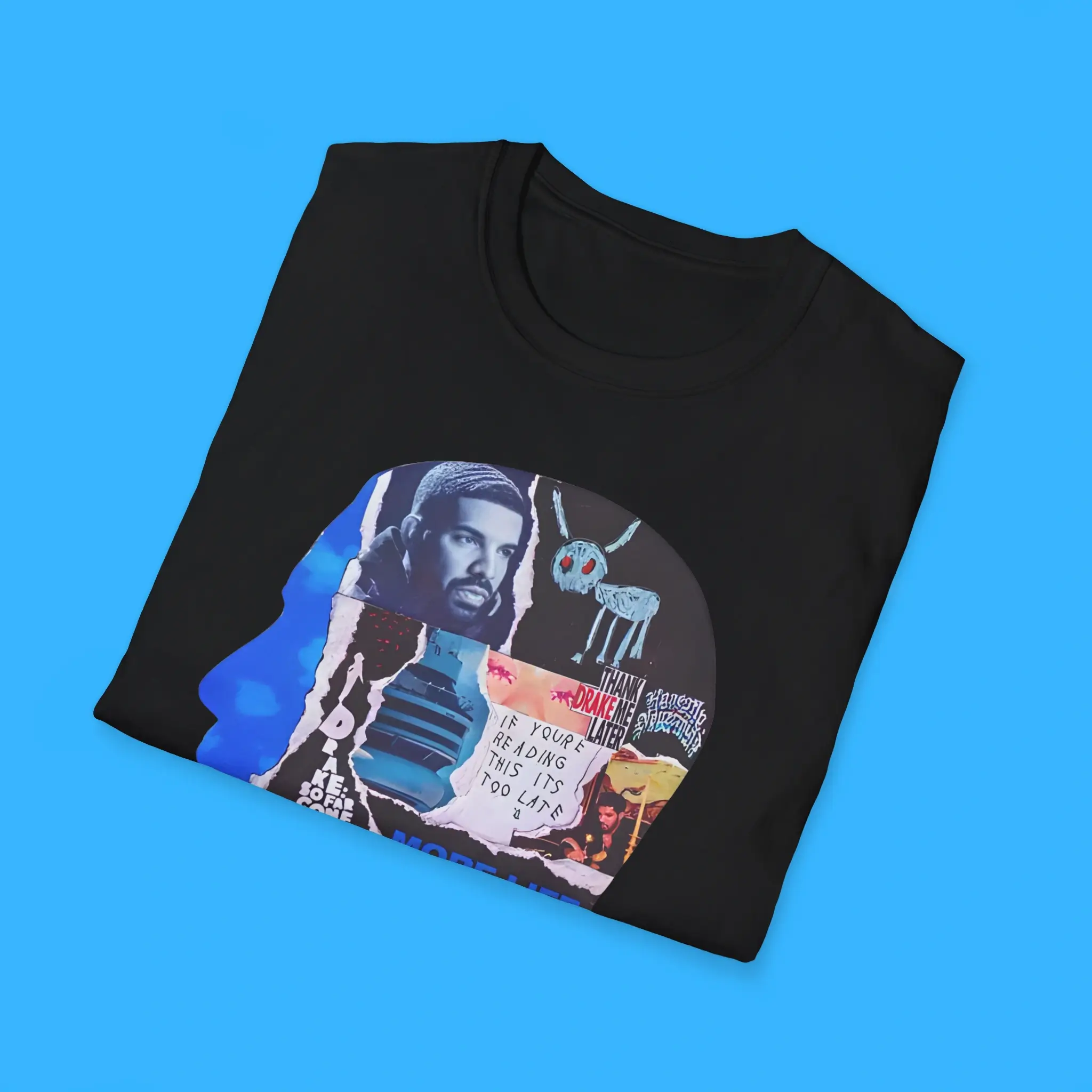 Drake-Mind-Collage-Shirts Drake Mind Collage Shirts