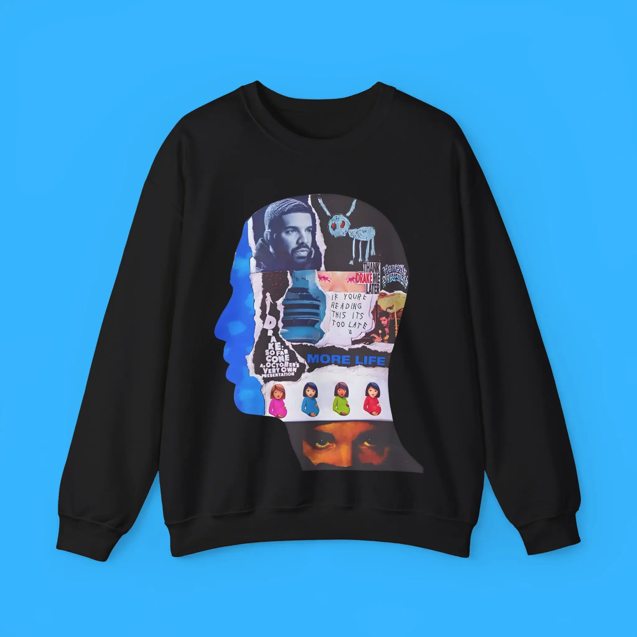 Drake-Mind-Collage-Sweatshirt Drake Mind Collage Sweatshirt