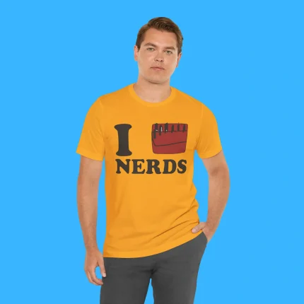 I Love Nerds Person Shirt