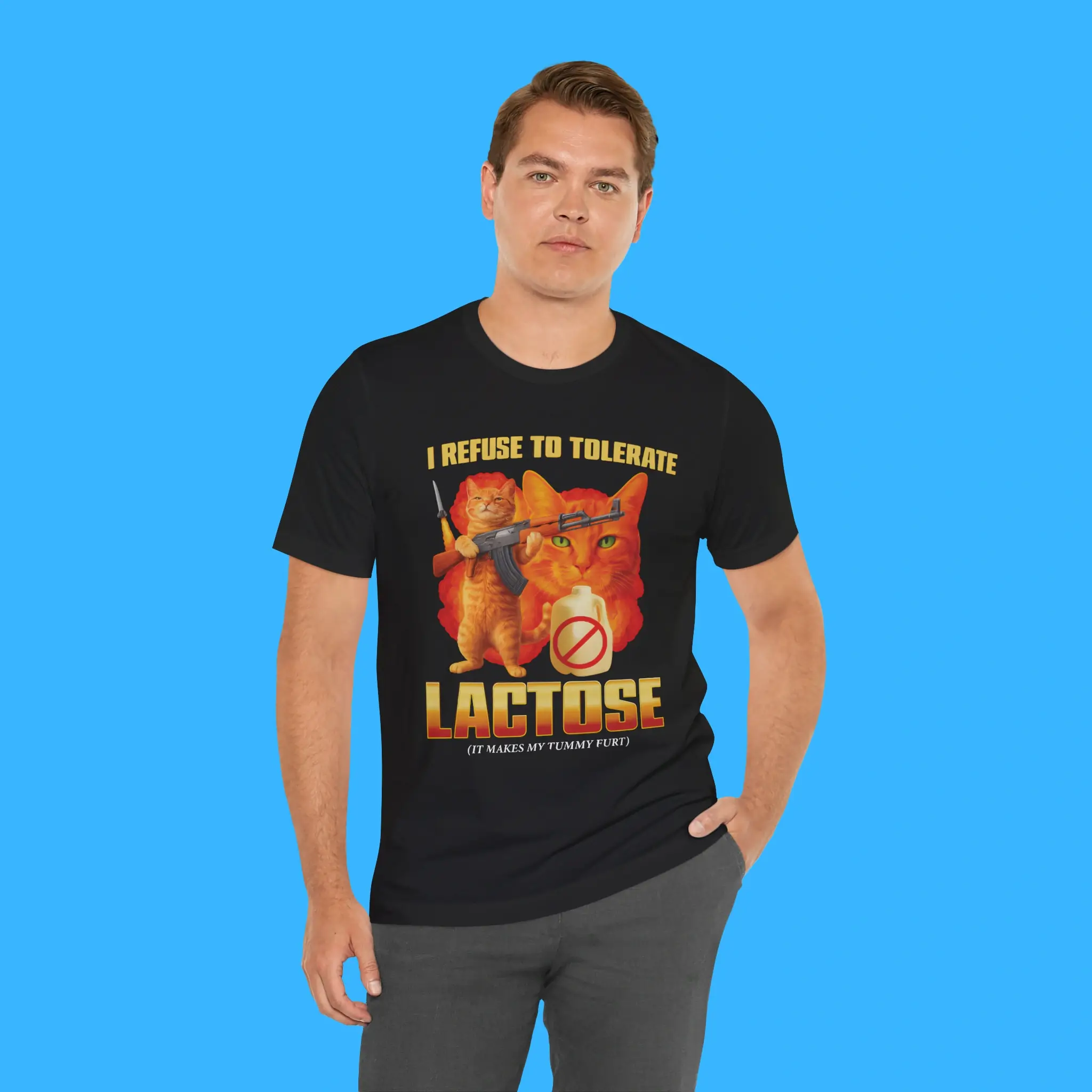 I-Refuse-To-Tolerate-Lactose-It-Makes-My-Tummy-Hurt-Person-Shirt I Refuse To Tolerate Lactose It Makes My Tummy Hurt Person Shirt