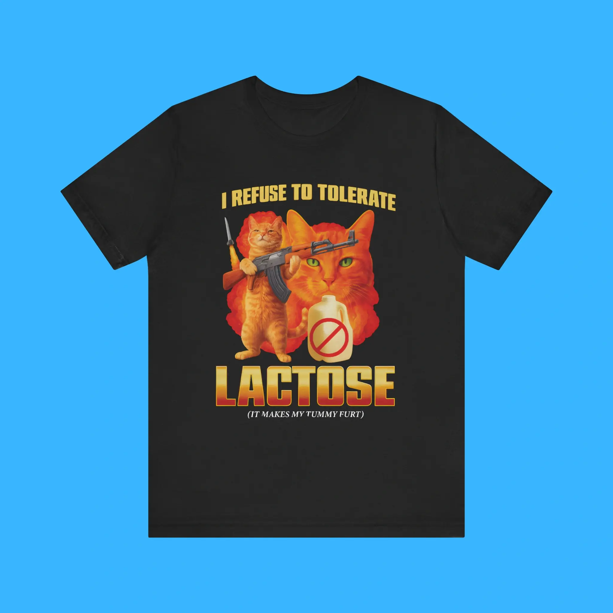 I-Refuse-To-Tolerate-Lactose-It-Makes-My-Tummy-Hurt-Premium-Shirt I Refuse To Tolerate Lactose It Makes My Tummy Hurt Premium Shirt