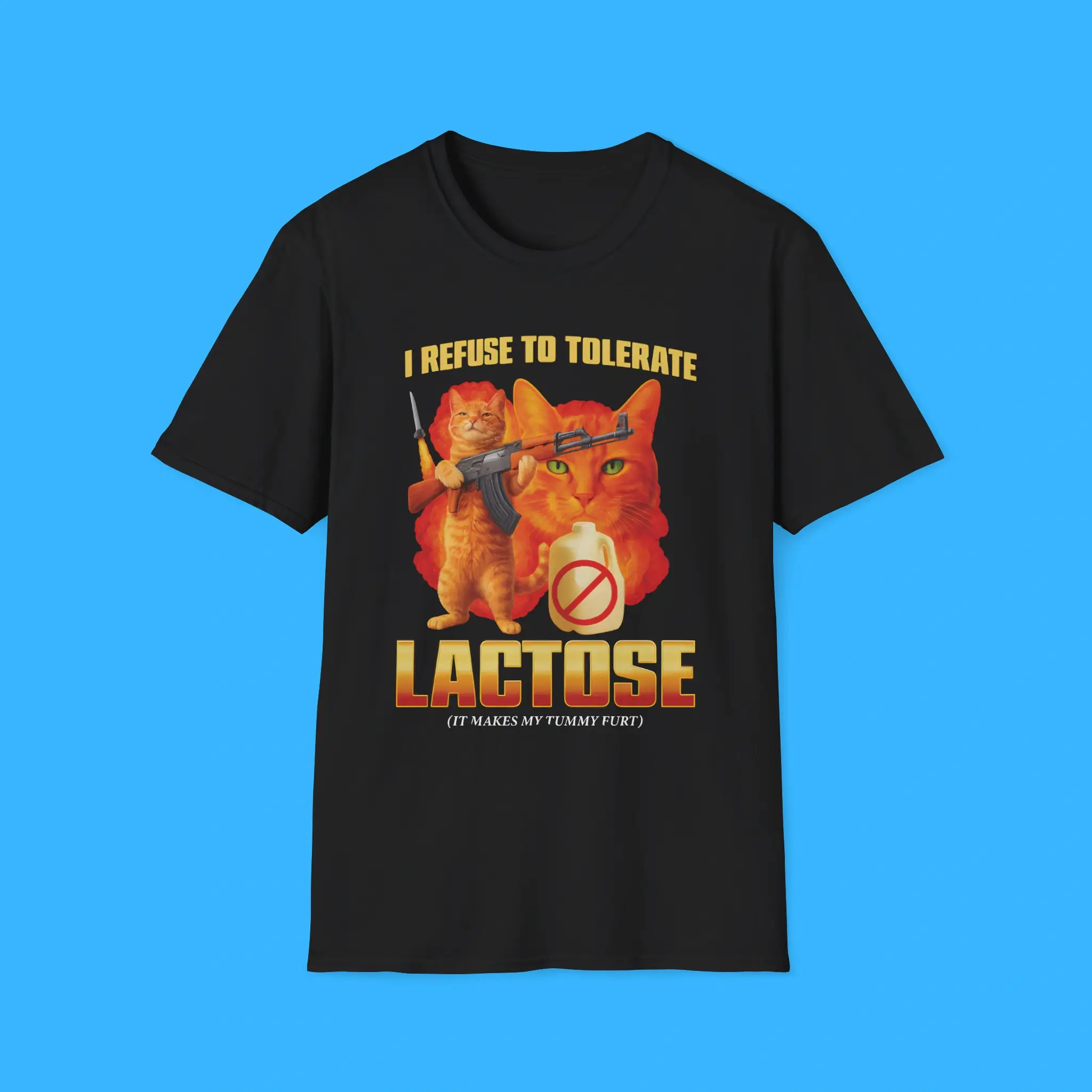 I-Refuse-To-Tolerate-Lactose-It-Makes-My-Tummy-Hurt-Shirt I Refuse To Tolerate Lactose It Makes My Tummy Hurt Shirt