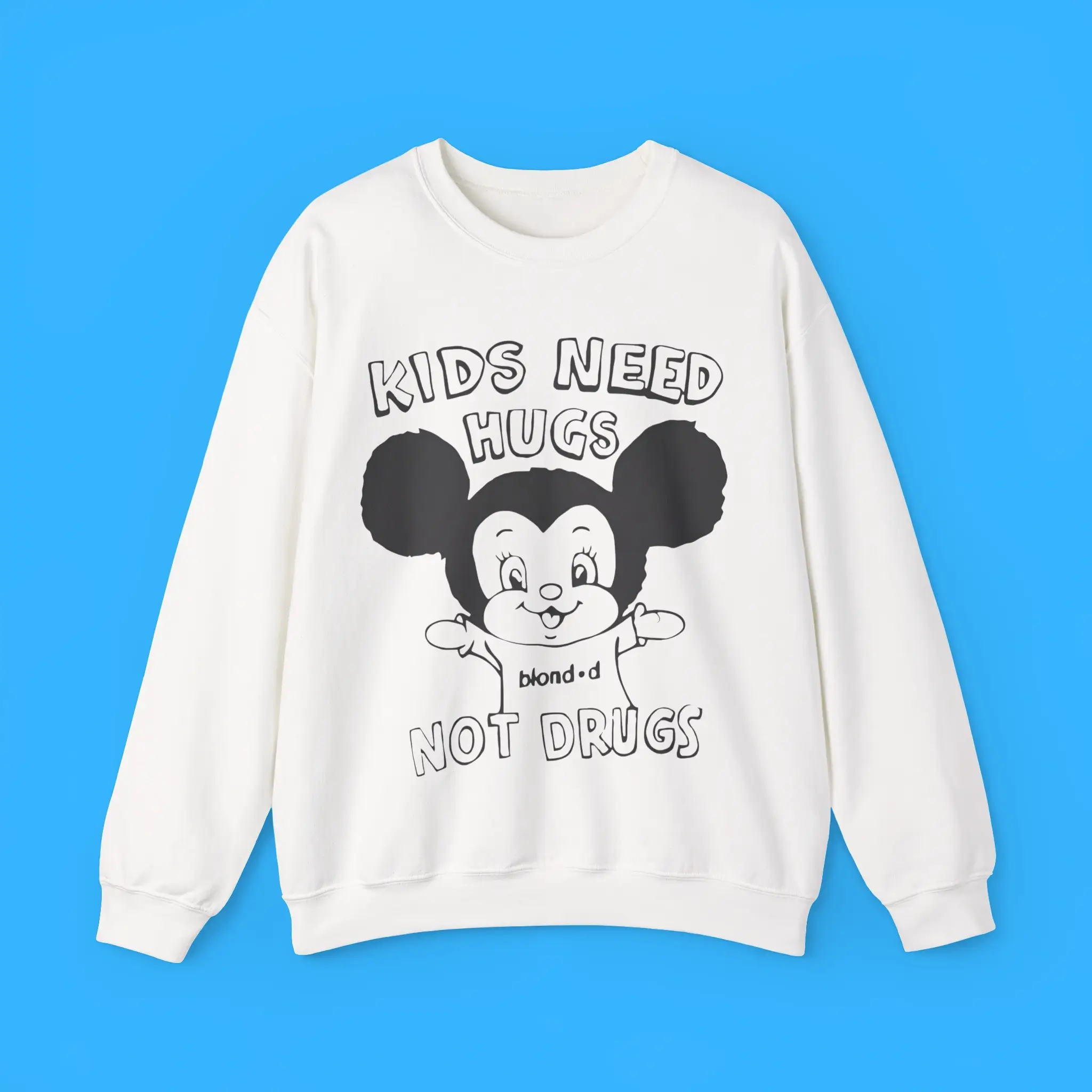 Kids-Need-Hugs-Not-Drugs-Sweatshirt Kids Need Hugs Not Drugs Sweatshirt