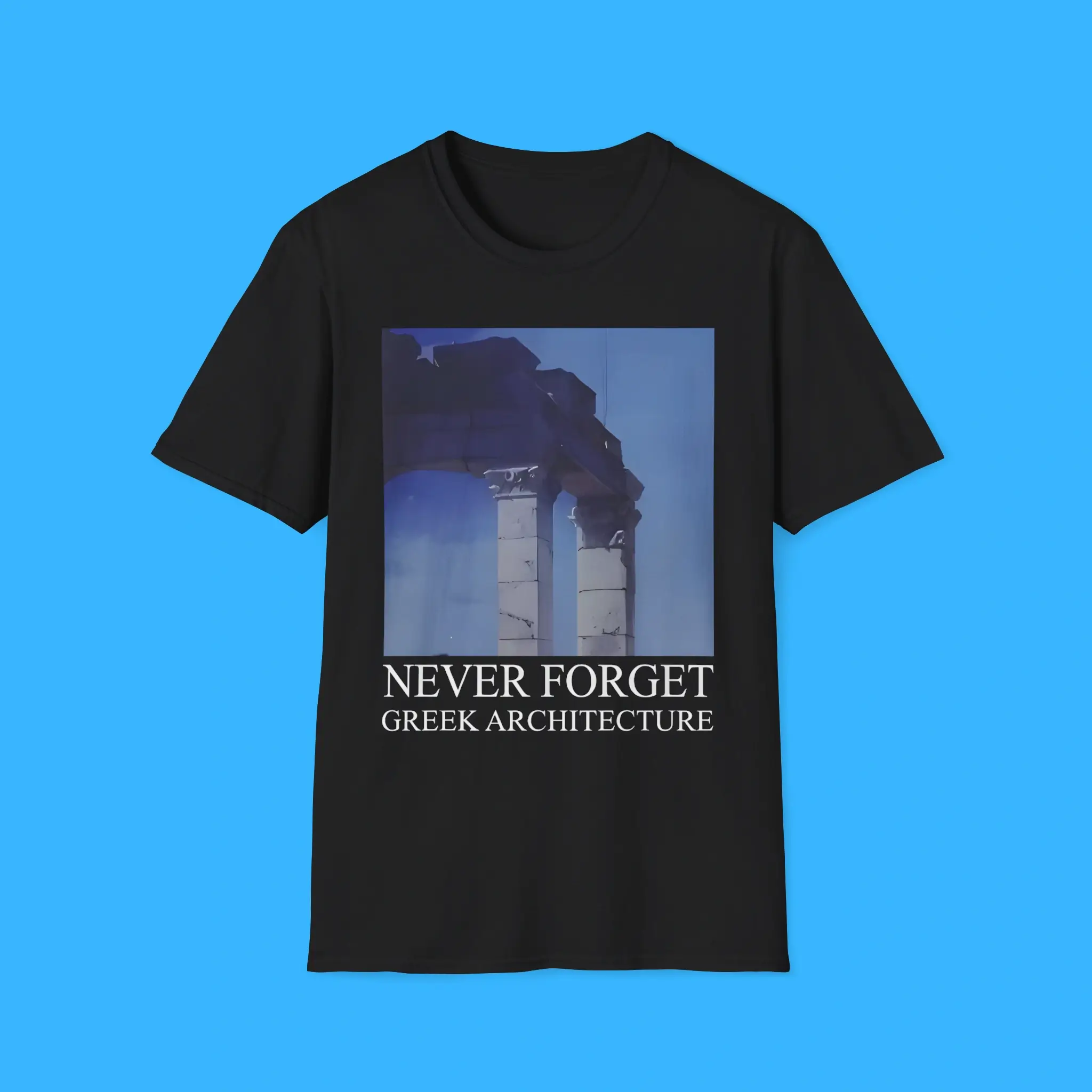 Never-Forget-Greek-Architecture-Shirt Never Forget Greek Architecture Shirt