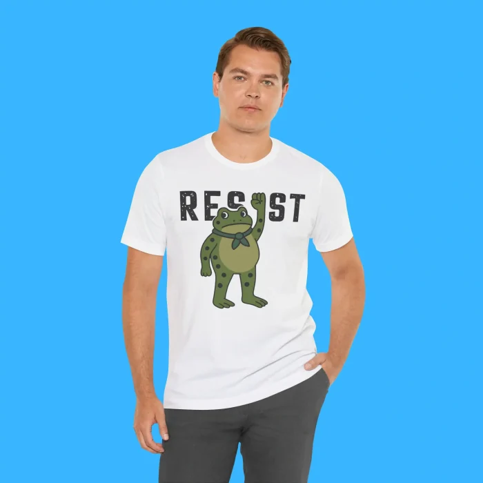 Resist Portland Frog Person Shirt