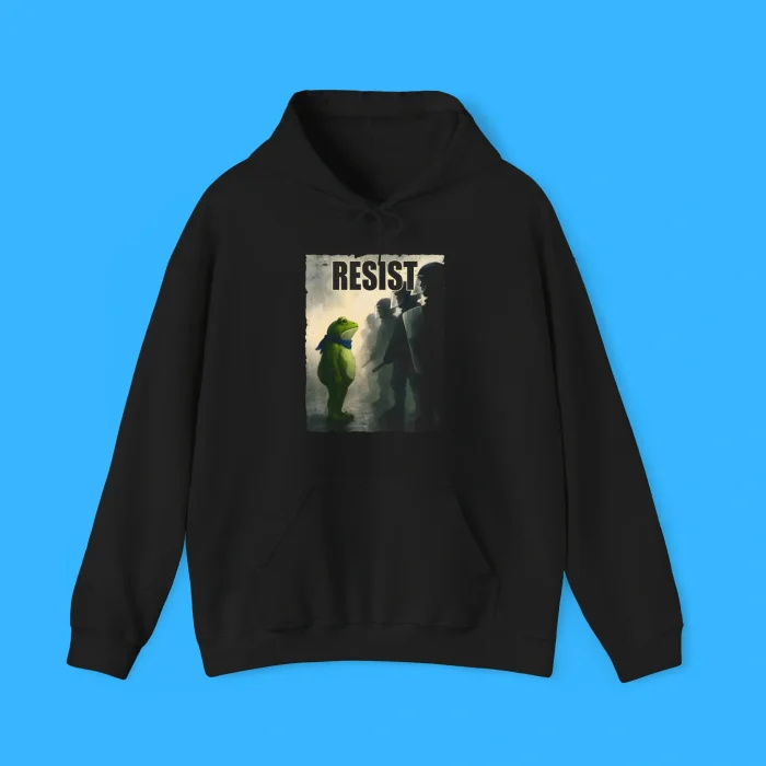 Resist Portland Frog Protest Hoodie