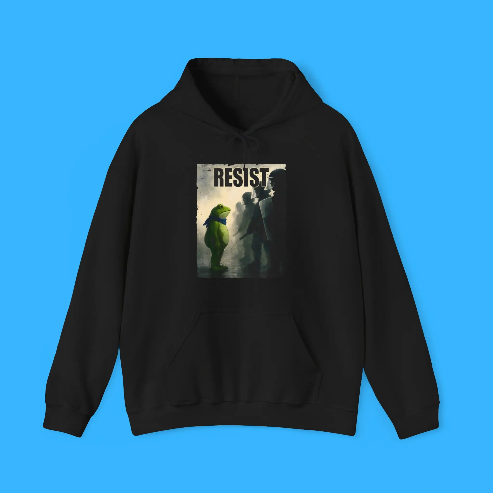 Resist-Portland-Frog-Protest-Hoodie Resist Portland Frog Protest Hoodie