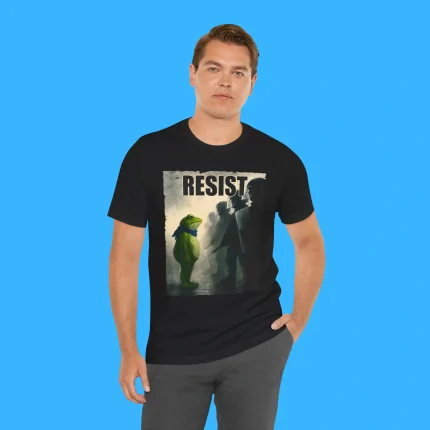 Resist Portland Frog Protest Person Shirt