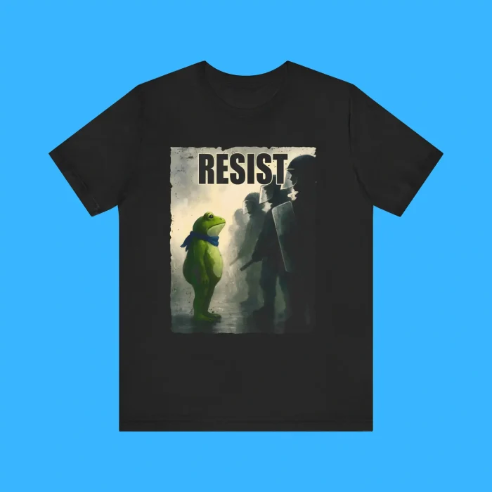Resist Portland Frog Protest Premium Shirt