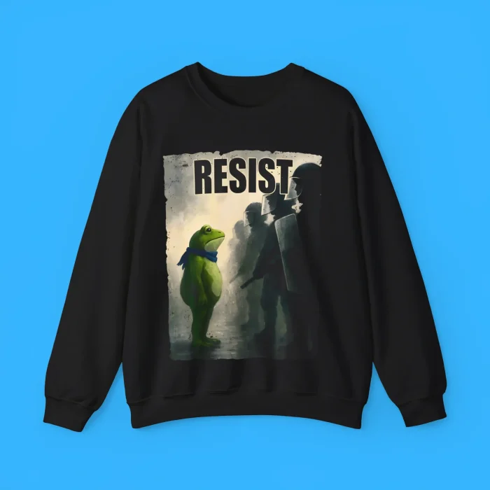 Resist Portland Frog Protest Sweatshirt