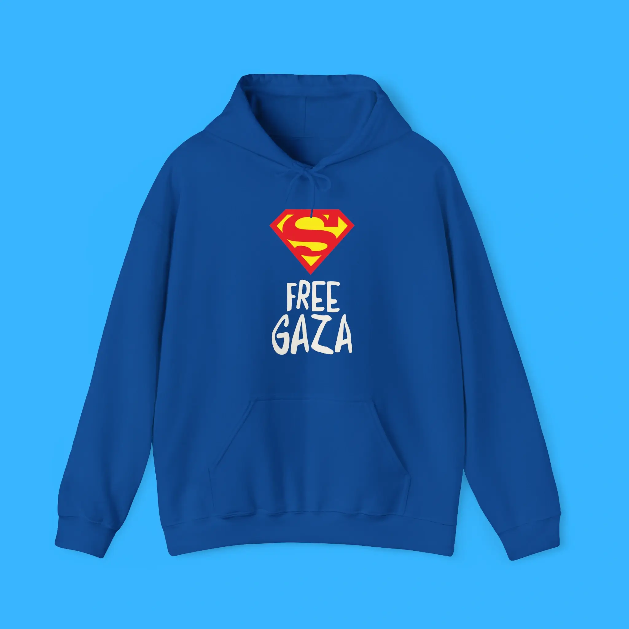 Superman-Free-Gaza-Hoodie Superman Free Gaza Hoodie