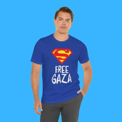 Superman Free Gaza Person Shirt
