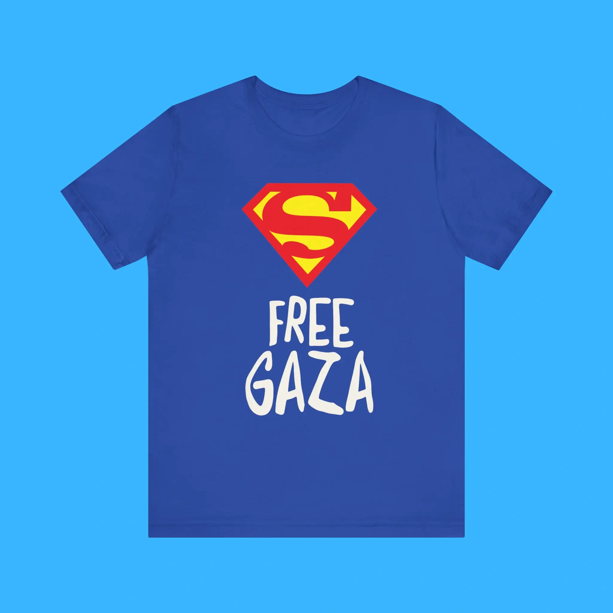Superman-Free-Gaza-Premium-Shirt Superman Free Gaza Premium Shirt