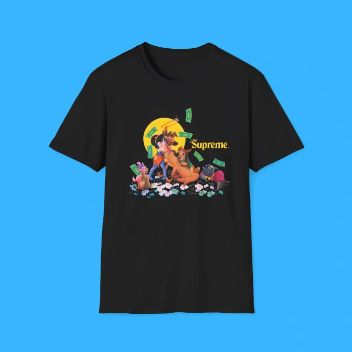 Supreme All Dogs Go To Heaven Front Shirt