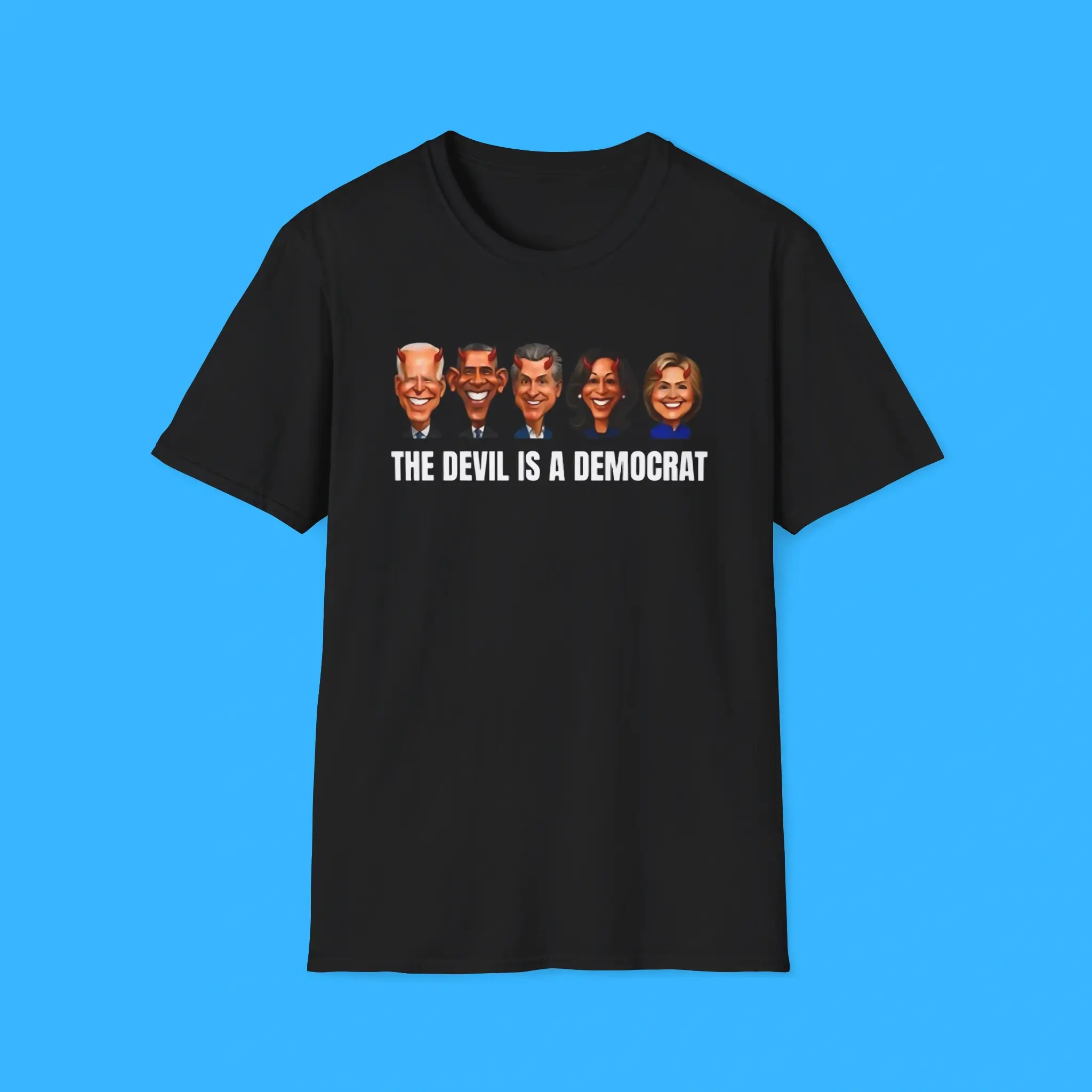 The-Devils-Is-A-Democrat-Shirt The Devils Is A Democrat Shirt