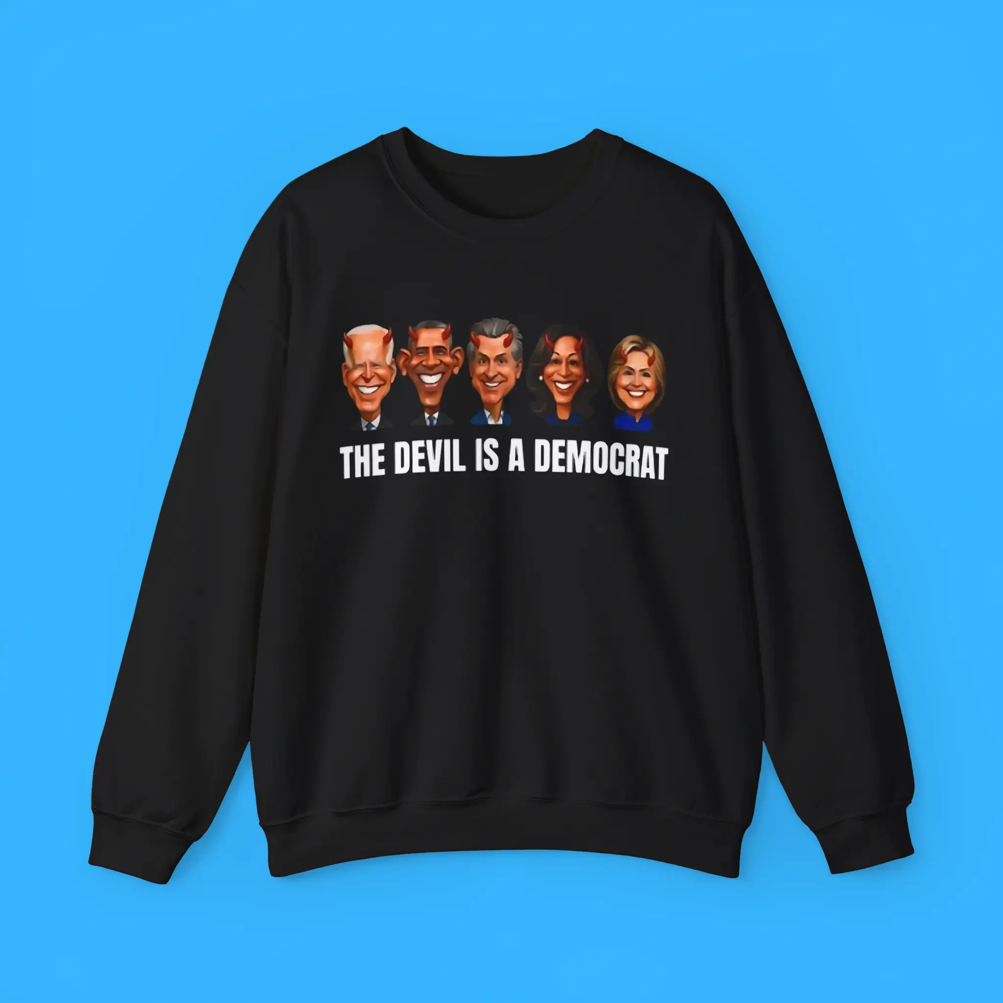The-Devils-Is-A-Democrat-Sweatshirt The Devils Is A Democrat Sweatshirt