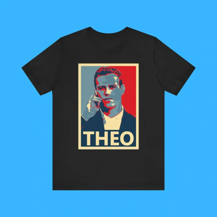 Theo Epstein In Action Signed By Artist Print Premium Shirt