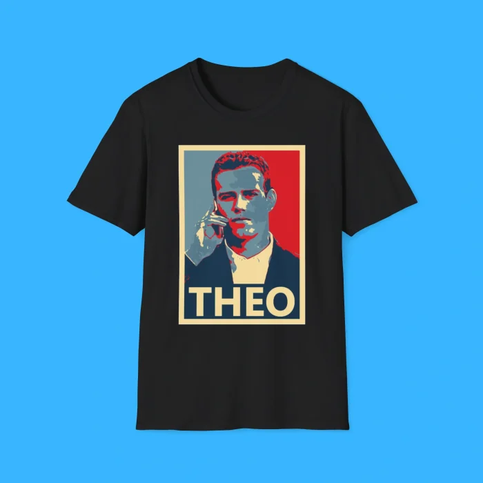 Theo Epstein In Action Signed By Artist Print Shirt